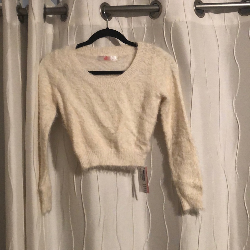 American Apparel Fuzzy Cropped Sweater